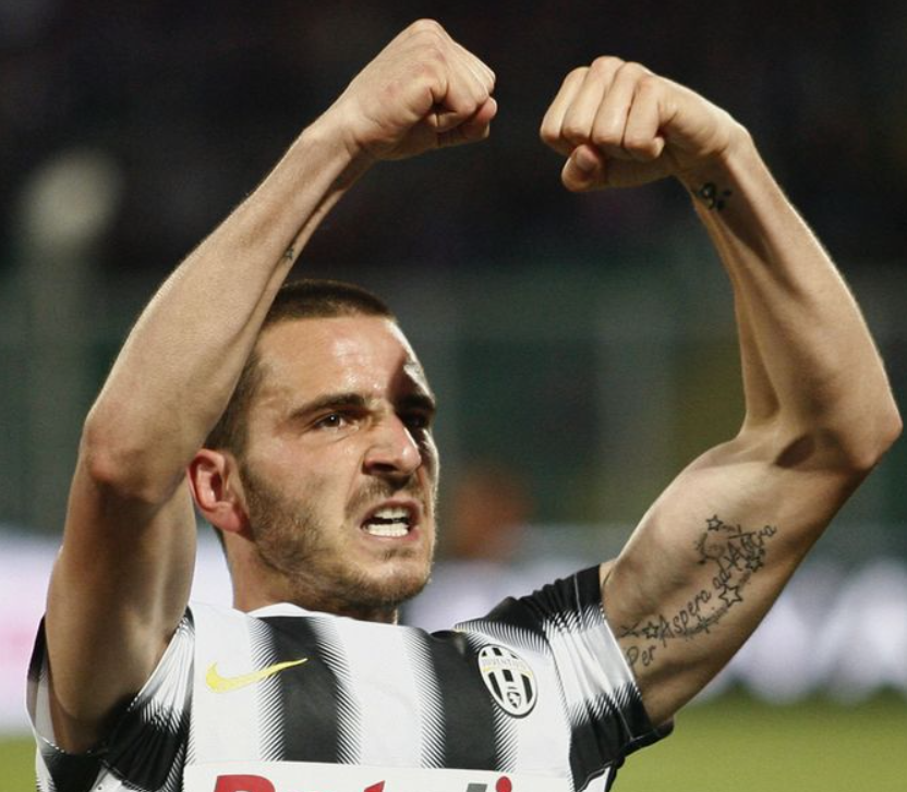 Leonardo Bonucci celebrating a goal