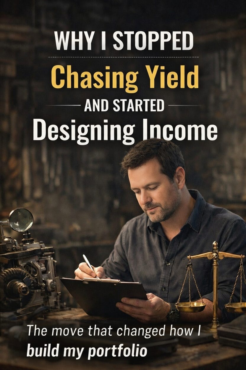 Why I Stopped Chasing Yield and Started Designing Income