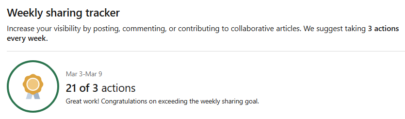 linkedin engagements