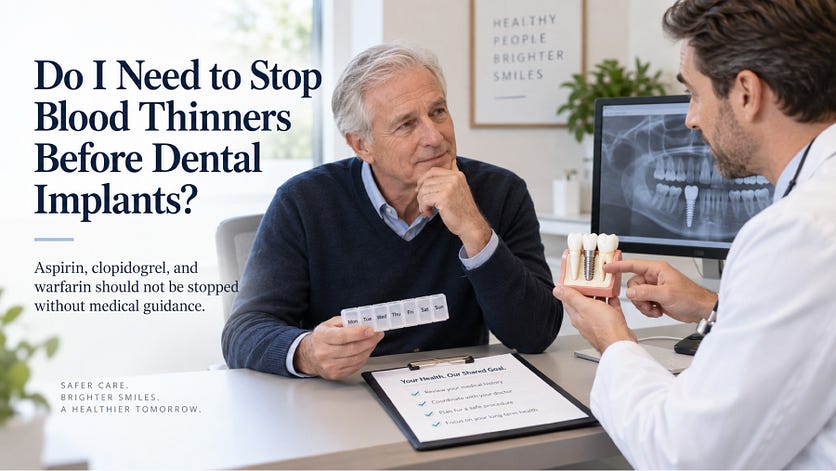 I’m on Blood Thinners — Do I Need to Stop Before My Implant?