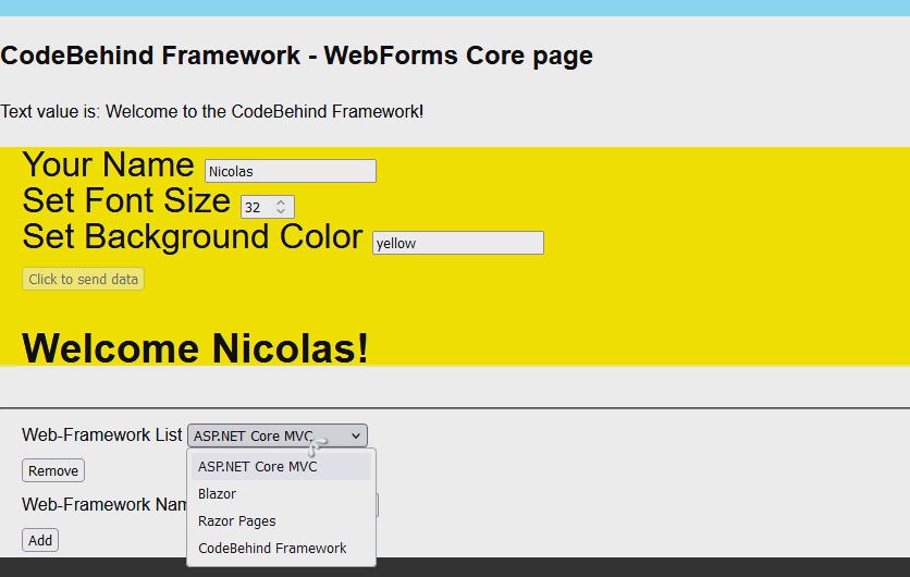 WebForms is brilliant in .NET Core