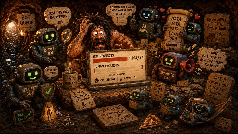 More Web Page Requests Now Come From Machines Than People. Here Is What That Actually Means.