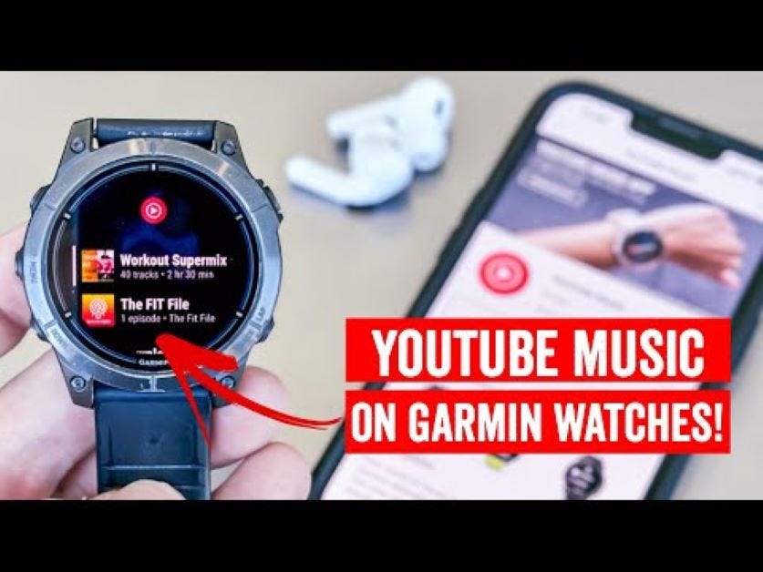 Garmin Introduces Offline YouTube Music for Watches