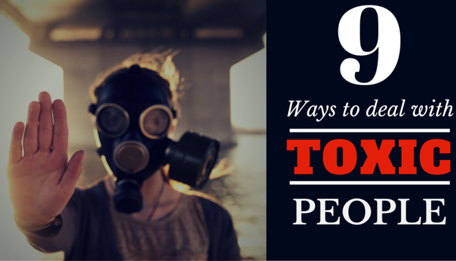 ways to deal toxic people