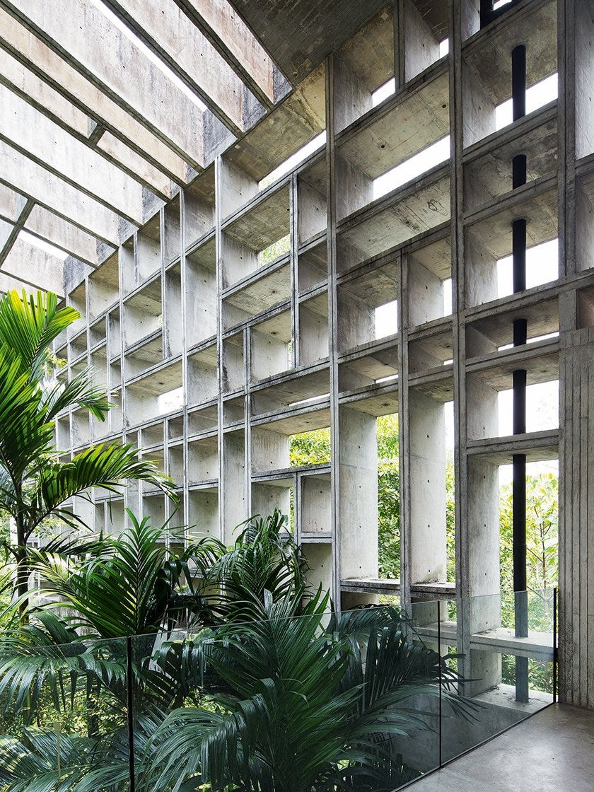 For Kuala Lumpur’s Chempenai House, WHBC Architects created a green living approach in a concrete jungle. Mimicking the local