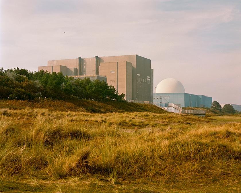 Sizewell A&B nuclear power stations in Suffolk are located near the fishing town of Sizewell. (Photo: Max Miechowski)