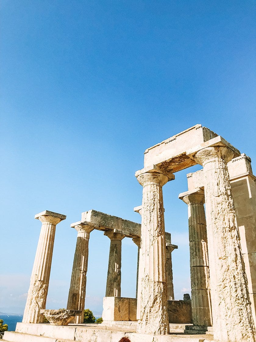 Built between 444 and 440 BC, The Temple of Poseidon is dedicated to Poseidon, God of the Sea. The temple acted as a strategi