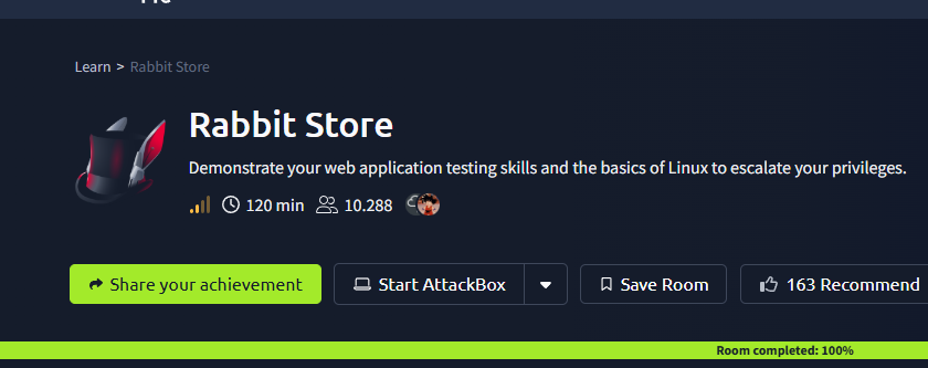 Rabbit Store (THM) Tryhackme Medium Challenge