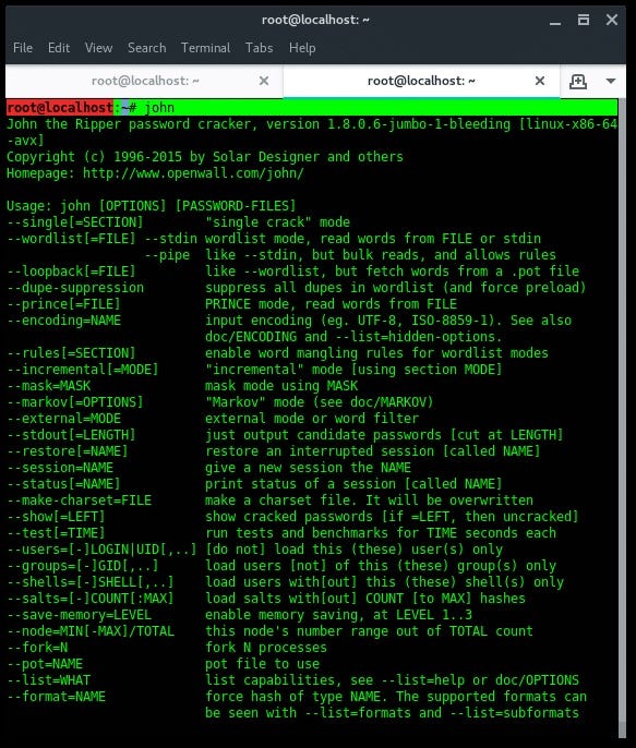 John the Ripper Password Cracking Tool