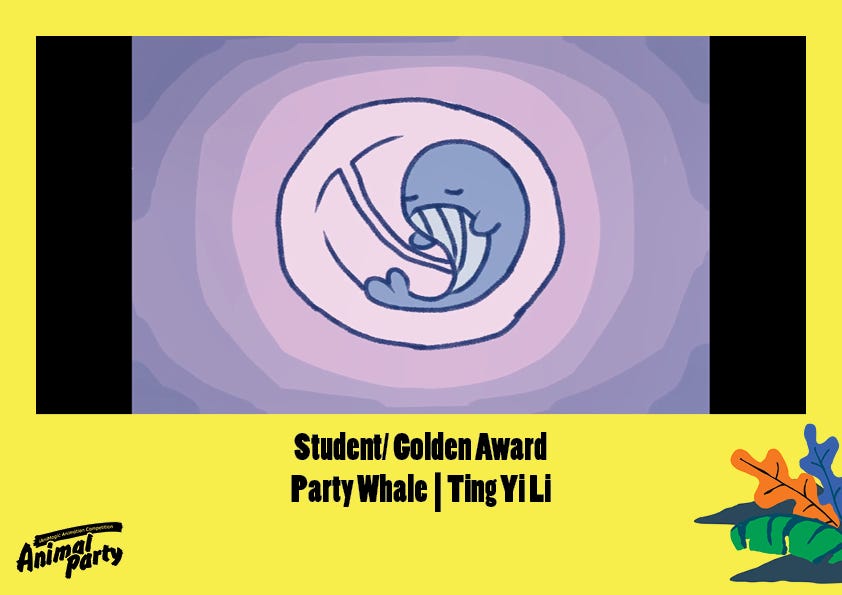 iAniMagic animation contest_Golden Party Whale