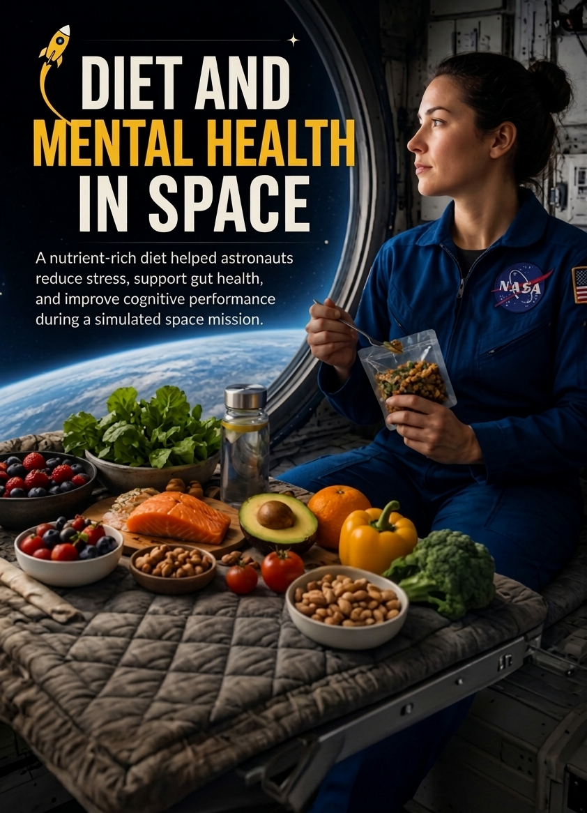 How Diet Influences Mental Health and Performance in Astronauts