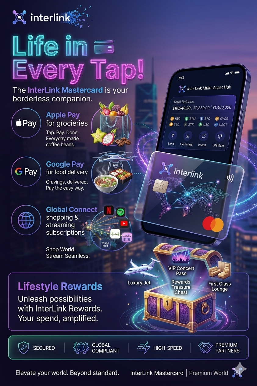 Experience the future of finance with the InterLink Mastercard.