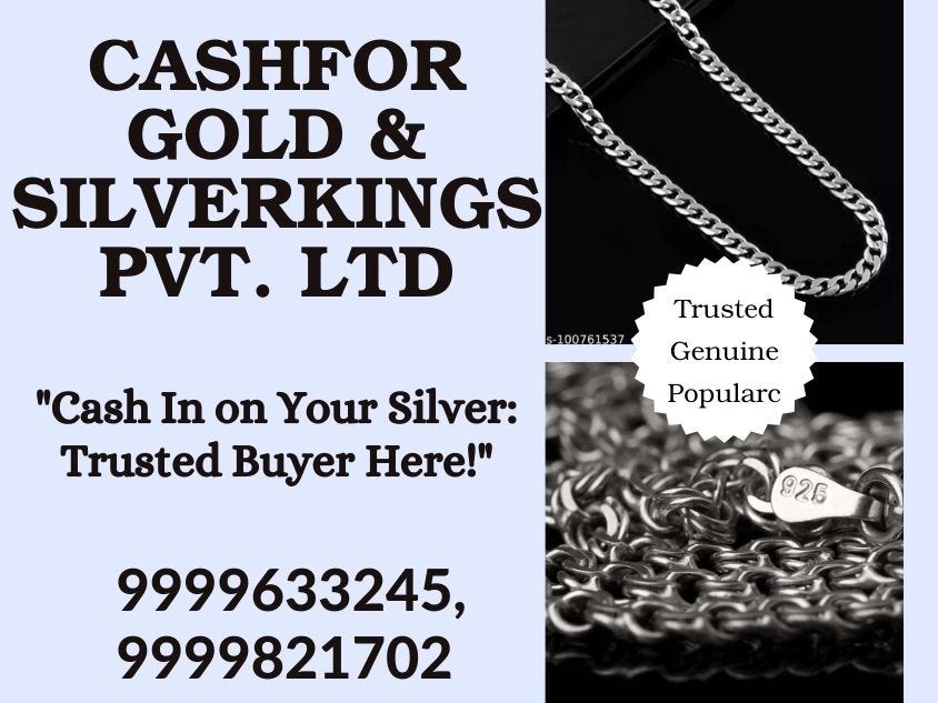 cash for silver in noida