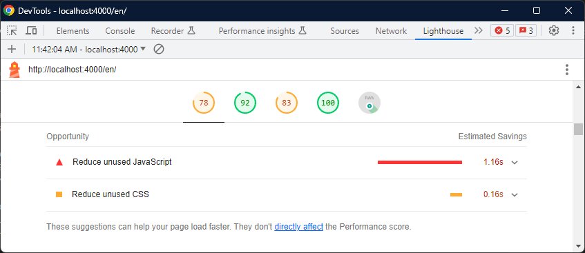 performance optimization leftover opportunities