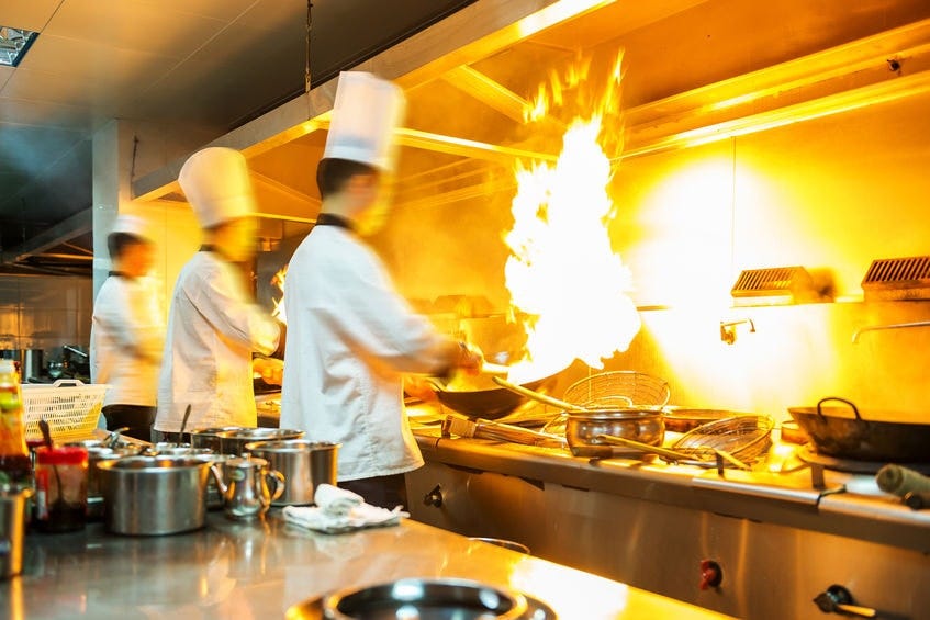 commercial kitchen fire suppression system