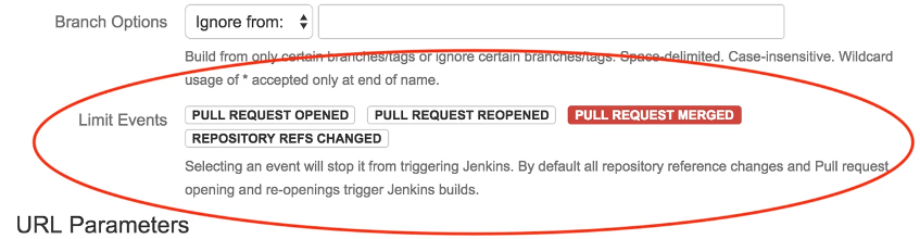 Limite Jenkins Trigger Events