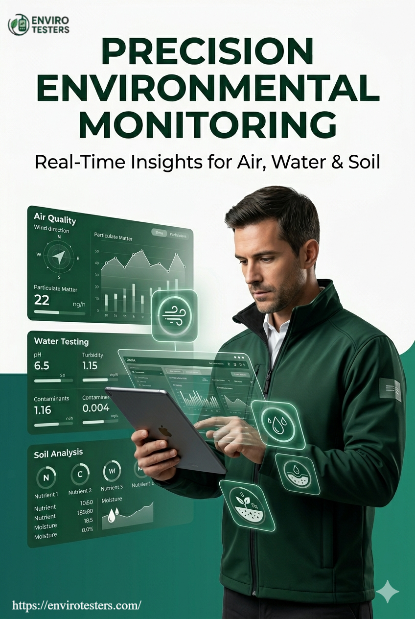 Precision Environmental Monitoring: Real-Time Insights for Air, Water & Soil