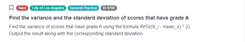 Pandas interview questions for Find the variance