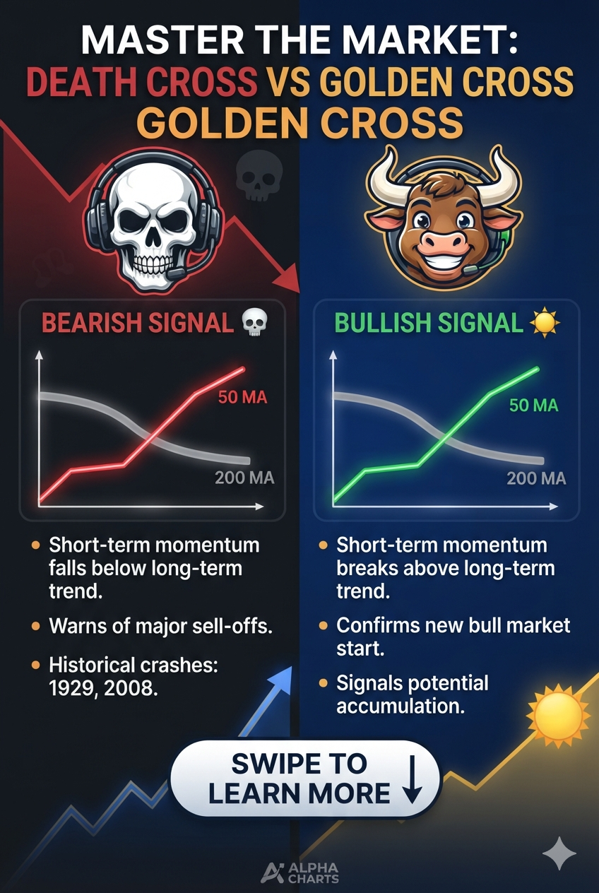 Understanding the Death Cross and Golden Cross: A Trader’s Guide to Long-Term Market Shifts