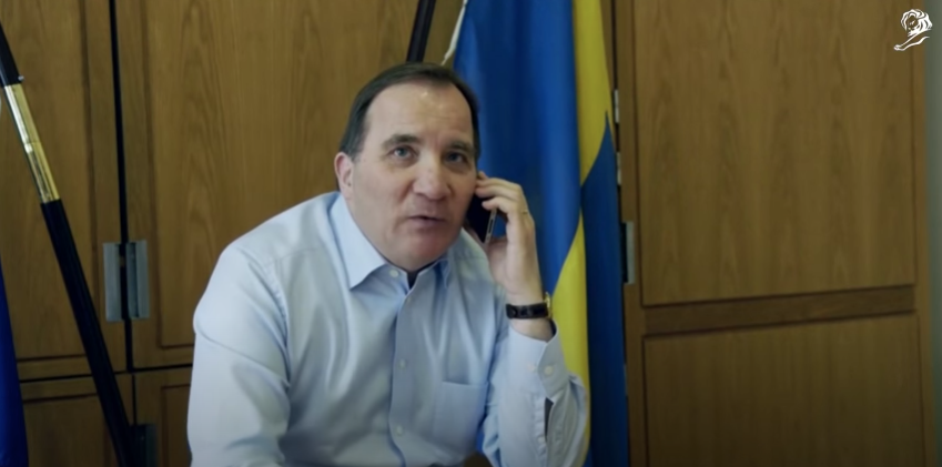 城市行銷 瑞典首相接電話