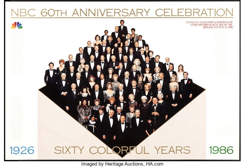 NBC 60th Anniversary Celebration (1986) | Poster