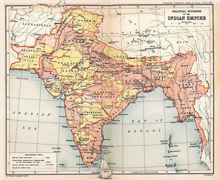 Peta Politik Anak Benua India pada Era Kolonial