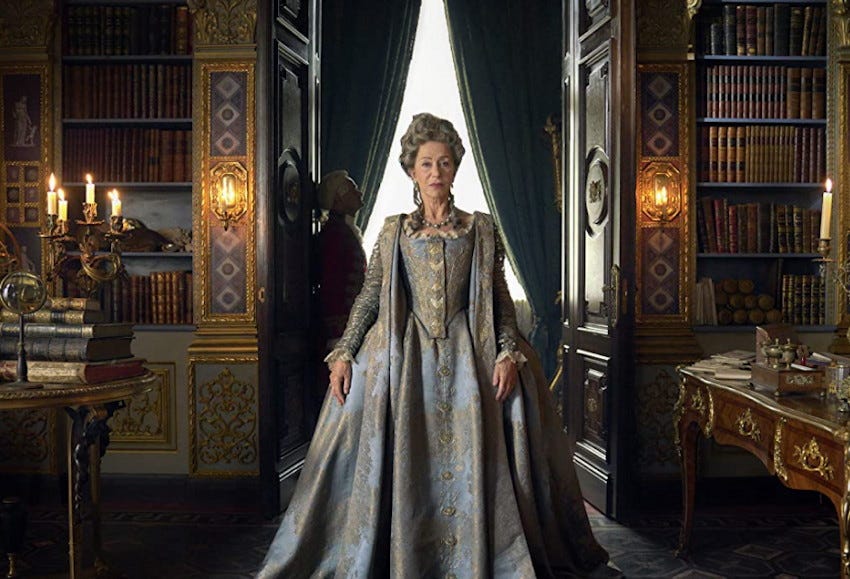 Helen Mirren in Catherine the Great, 2019