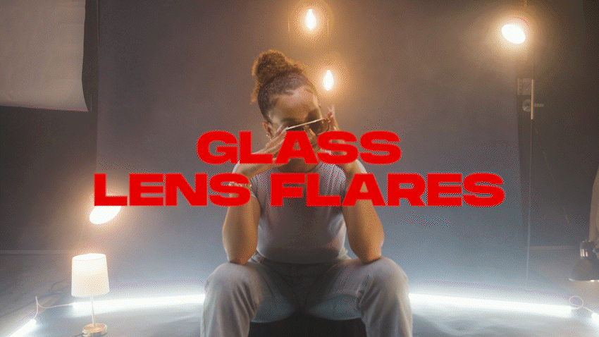 top glass lens flares