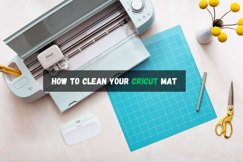how to clean your Cricut mat