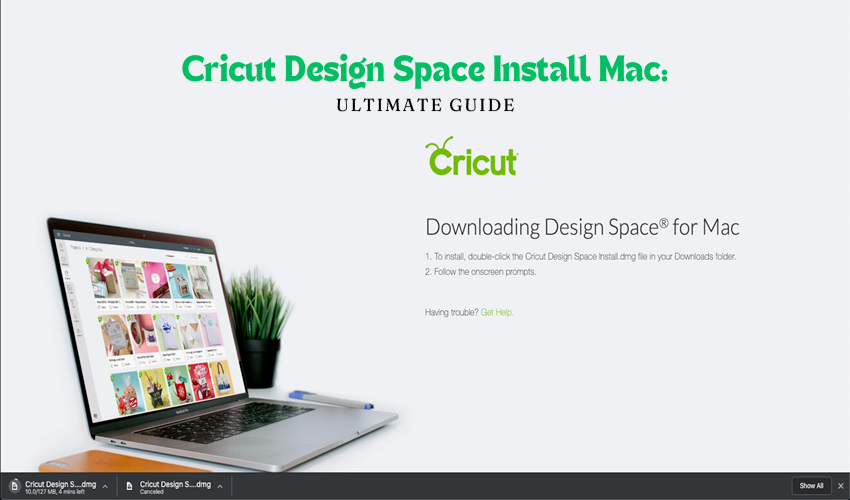 cricut design space install mac