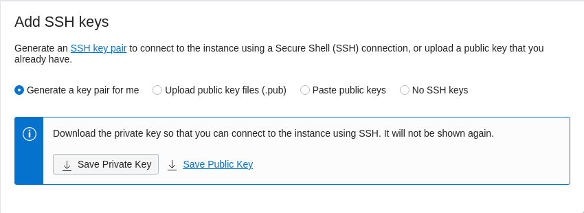 Screen to enter ssh key
