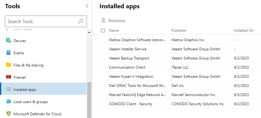 Windows, Admin Center, Veeam Hyper-V Integration, Software, Service