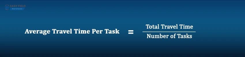 Average Travel Time Per Task Formula