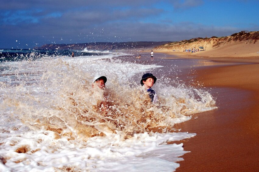 Children at the beach, or children drowning? — CC0 Public Domain