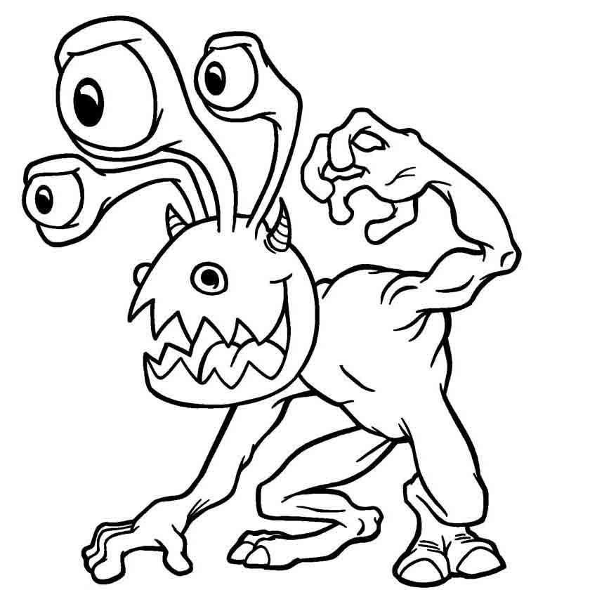 monster coloring pages