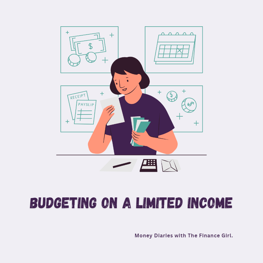 Budgeting on a limited income.