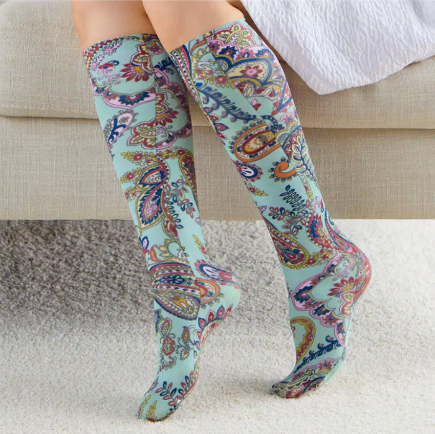Celeste Stein Mild Patterned Compression Socks