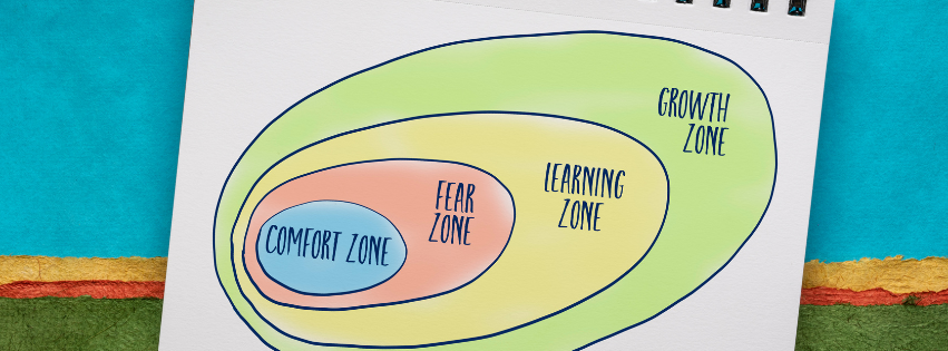 how to step out of your comfort zone | Image Credits: Canva pro