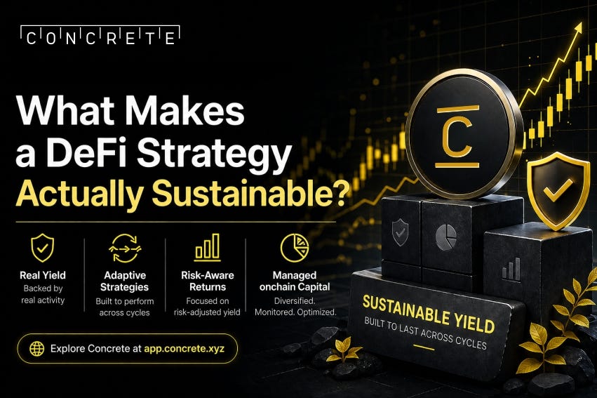What Makes a DeFi Strategy Actually Sustainable?