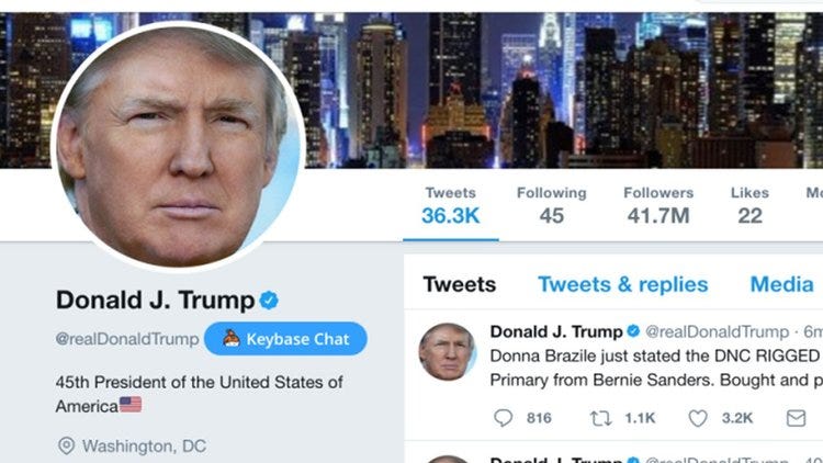 Twitter Employee Deactivates Trump Account on Last Day