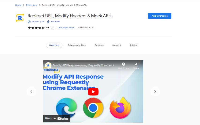 Source: Redirect URL, Modify Headers & Mock APIs