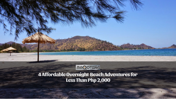 4 Affordable Overnight Beach Adventures For Less Than Php 2000