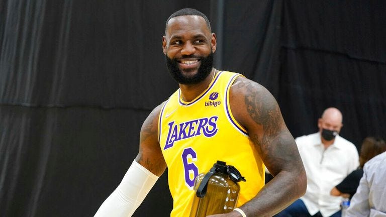LeBron James changing his number out of respect for Celtics legend
