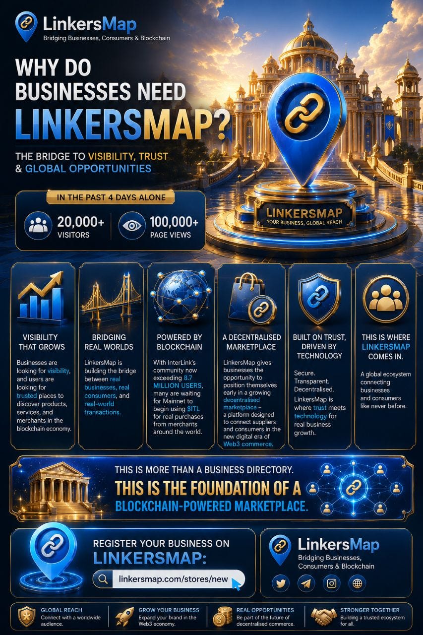 LinkersMap is connecting businesses to the future of Web3 commerce.