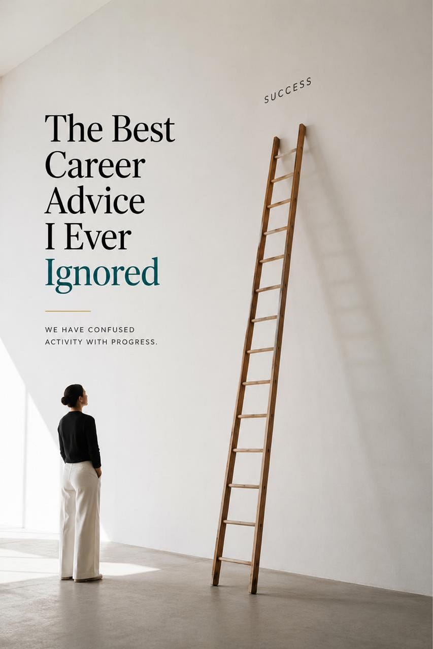 The Best Career Advice I Ever Ignored