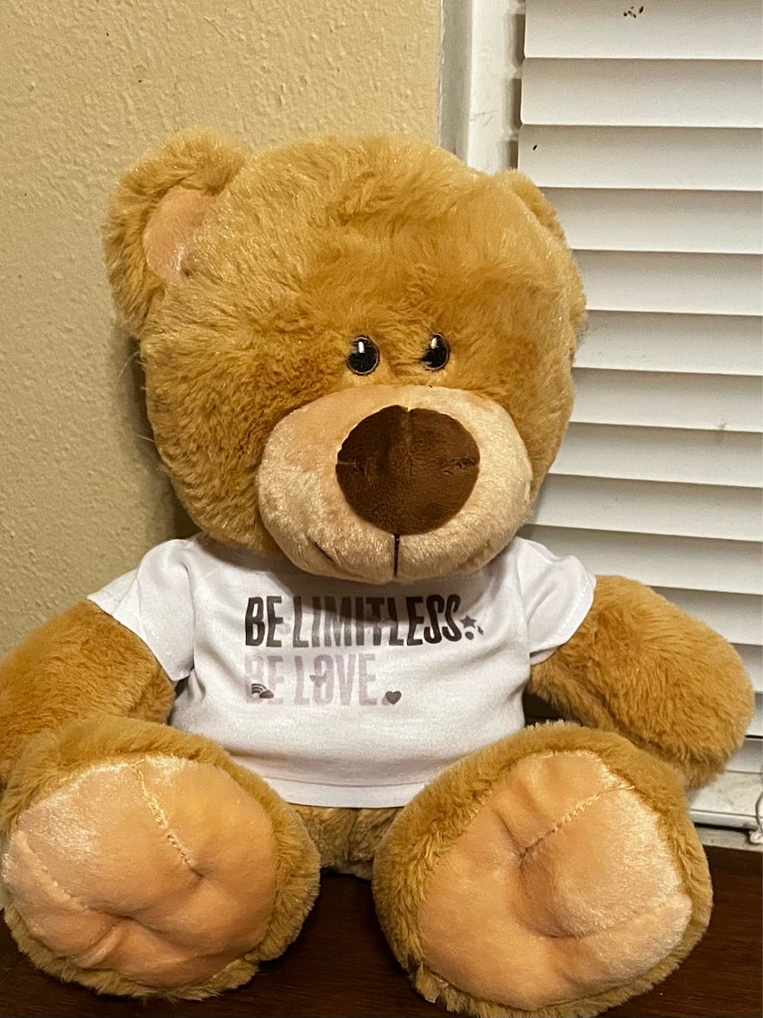 Photo of Be Limitless, Be Love Teddy Bear