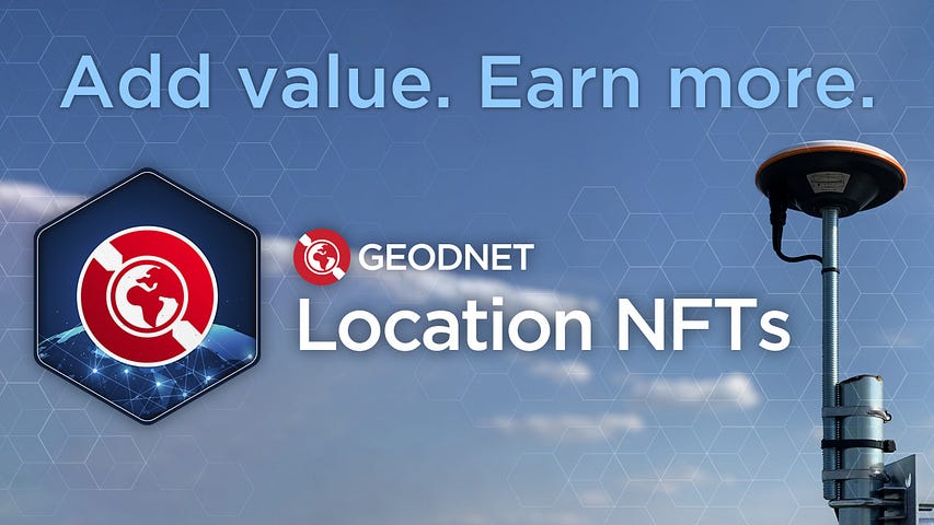 GEODNET Location NFT improves GEOD Token rewards for satellite miners