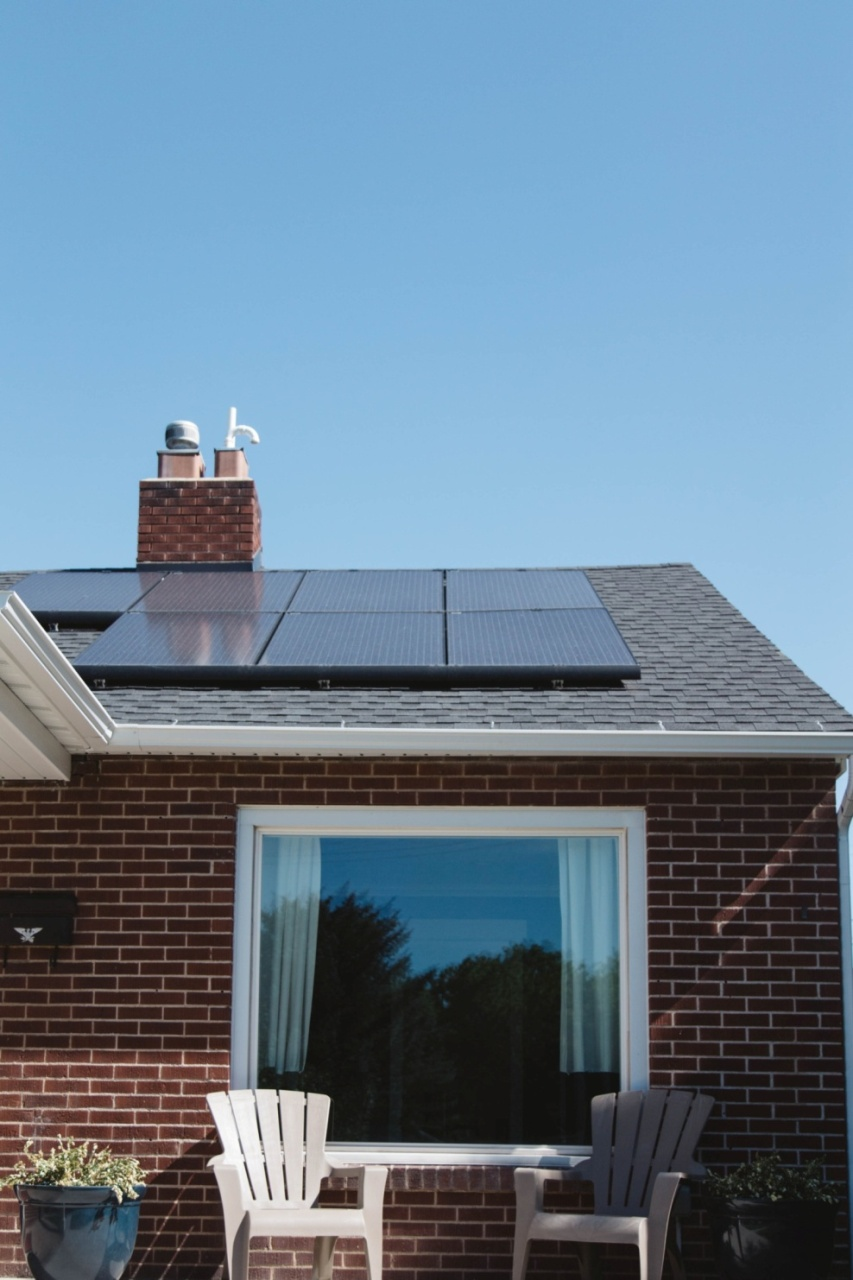 Solar panels on a roof