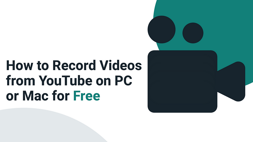 Recording Icon with Text on Recording Videos from YouTube