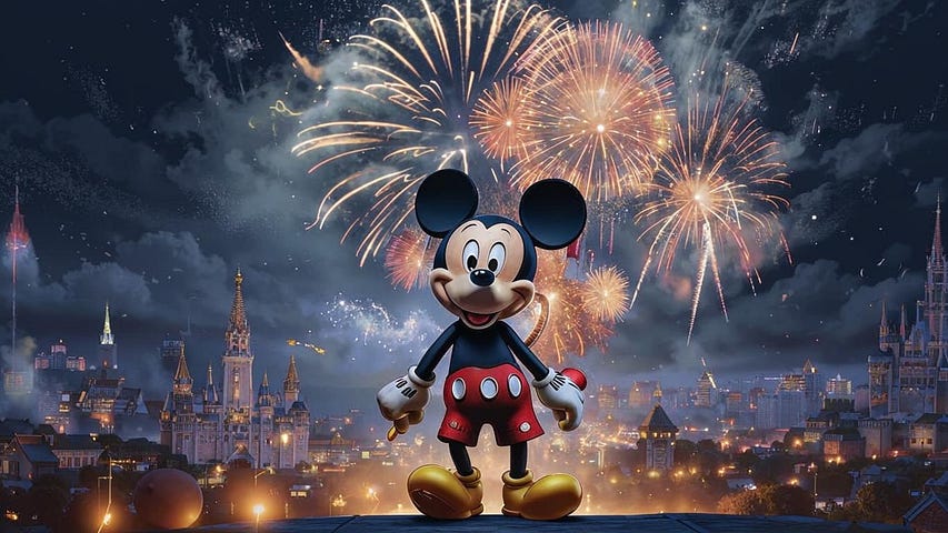 AI generated Mickey Mouse